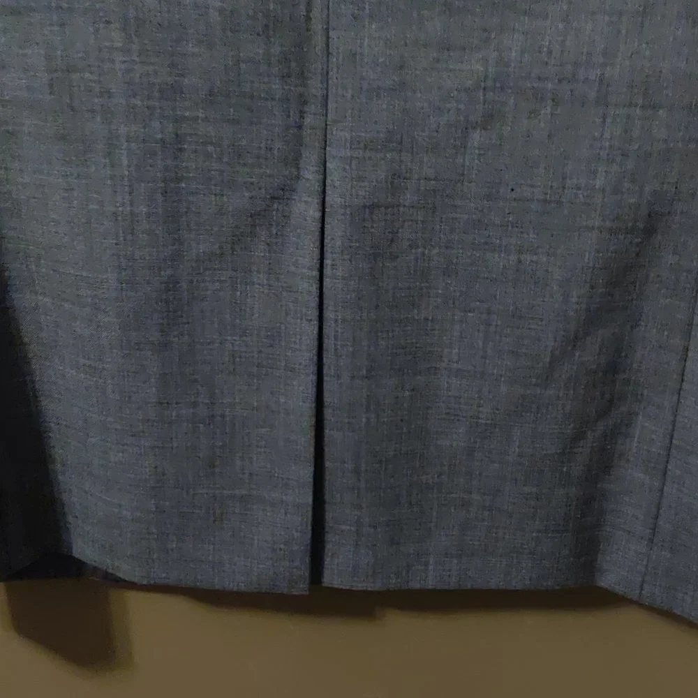 Lauren Ralph Lauren 100% Wool Charcoal Grey Suit Jacket SIZE 42 L